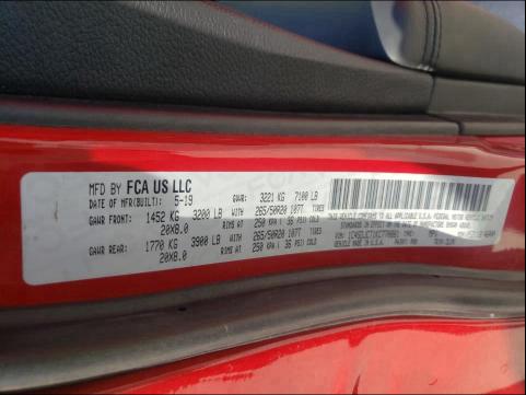 Aukcja sprzedaży 2019 Dodge Durango R/, vin: 1C4SDJCT1KC770881, numer aukcji: 44628771