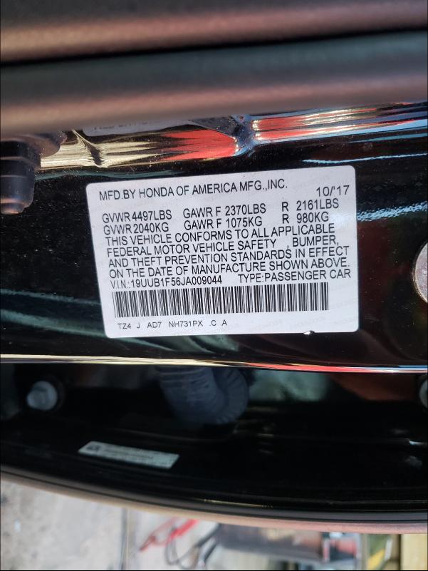 Продажа на аукционе авто 2018 Acura Tlx Tech, vin: 19UUB1F56JA009044, номер лота: 47976971