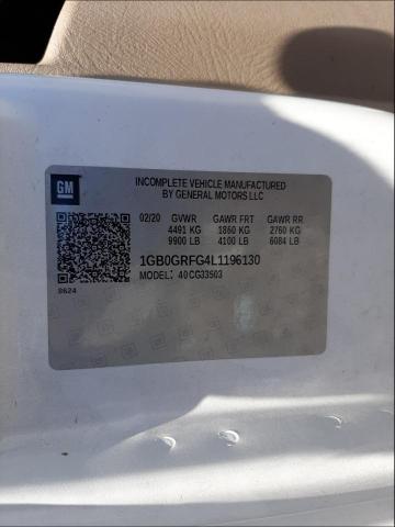 Aukcja sprzedaży 2020 Chevrolet Express G3, vin: 1GB0GRFG4L1196130, numer aukcji: 45121051