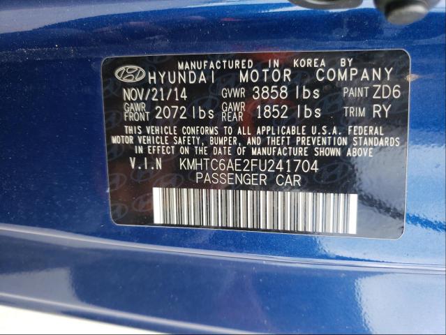 Aukcja sprzedaży 2015 Hyundai Veloster, vin: KMHTC6AE2FU241704, numer aukcji: 58231391