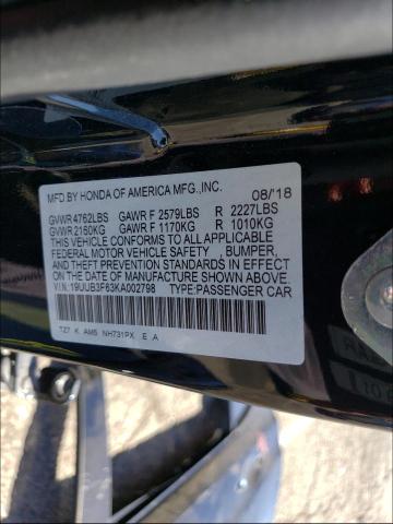 Aukcja sprzedaży 2019 Acura Tlx Techno, vin: 19UUB3F63KA002798, numer aukcji: 57039861
