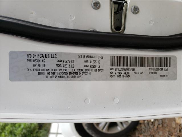 Продажа на аукционе авто 2019 Dodge Charger Sx, vin: 2C3CDXBG2KH657020, номер лота: 58062641