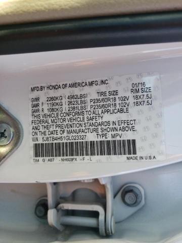 Aukcja sprzedaży 2016 Acura Rdx Technology, vin: 5J8TB4H51GL023327, numer aukcji: 66099411