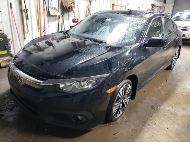65563101 :رقم المزاد ، 19XFC1F39HE022624 vin ، 2017 Honda Civic Ex مزاد بيع