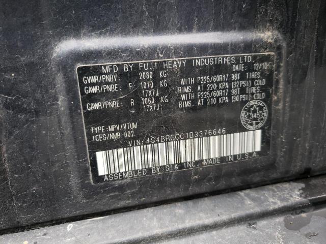 Продаж на аукціоні авто 2011 Subaru Outback, vin: 4S4BRGGC1B3376646, номер лоту: 67279021
