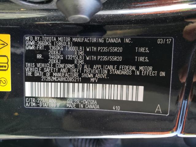 Продаж на аукціоні авто 2017 Lexus Rx, vin: 2T2BZMCA8HC085211, номер лоту: 67216391