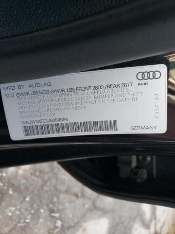 67274881 :رقم المزاد ، WAUW3AFC3JN054998 vin ، 2018 Audi A7 Premium مزاد بيع