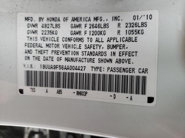 Aukcja sprzedaży 2010 Acura Tl, vin: 19UUA9F56AA004427, numer aukcji: 68540891