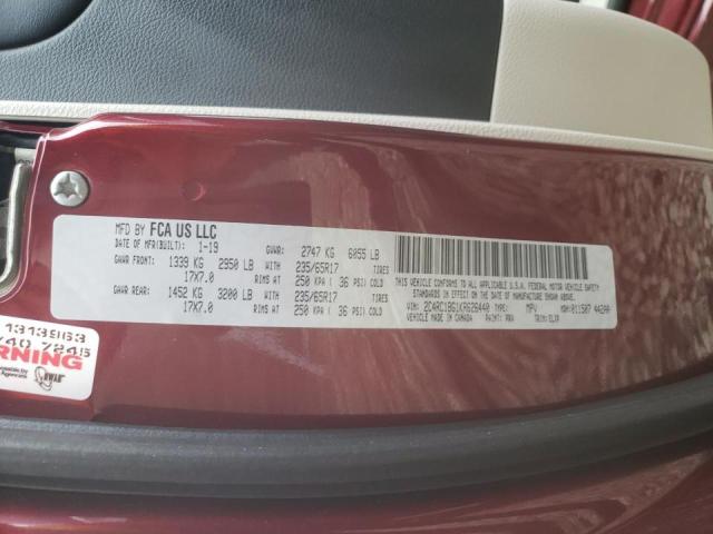 Продажа на аукционе авто 2019 Chrysler Pacifica T, vin: 2C4RC1BG1KR626440, номер лота: 69153071