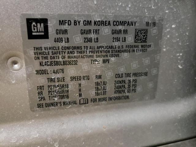 Продажа на аукционе авто 2020 Buick Encore Pre, vin: KL4CJESB0LB036232, номер лота: 70125951