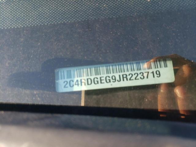 2018 Dodge Grand Cara მანქანა იყიდება აუქციონზე, vin: 2C4RDGEG9JR223719, აუქციონის ნომერი: 71193551