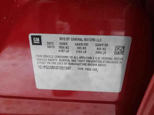 Продажа на аукционе авто 2013 Chevrolet Cruze Ltz, vin: 1G1PG5SB5D7291347, номер лота: 30684692