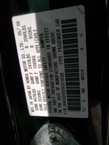 Aukcja sprzedaży 2009 Acura Tsx, vin: JH4CU26659C010588, numer aukcji: 31419722