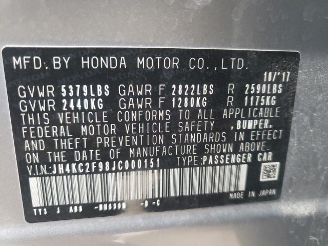 Aukcja sprzedaży 2018 Acura Rlx Sport, vin: JH4KC2F98JC000151, numer aukcji: 30994822