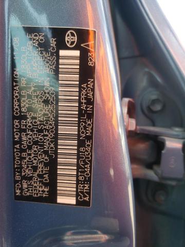 Продаж на аукціоні авто 2009 Toyota Yaris, vin: JTDKT903495252509, номер лоту: 32482472