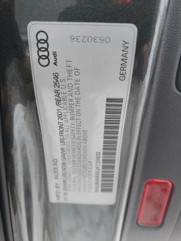 Aukcja sprzedaży 2018 Audi S4 Premium, vin: WAUB4AF40JA128602, numer aukcji: 33029432