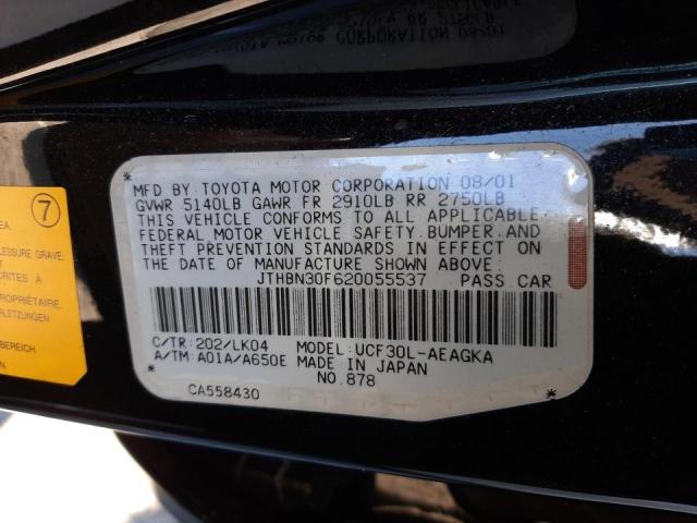 Продаж на аукціоні авто 2002 Lexus Ls 430, vin: JTHBN30F620055537, номер лоту: 34061502