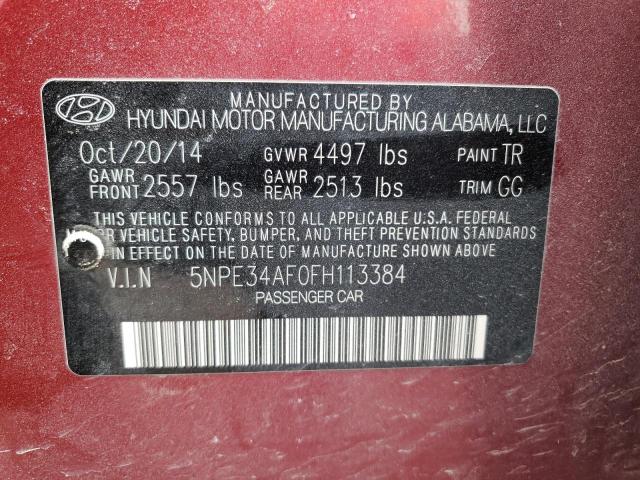 Продаж на аукціоні авто 2015 Hyundai Sonata, vin: 5NPE34AF0FH113384, номер лоту: 34342332