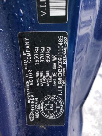 Aukcja sprzedaży 2009 Hyundai Accent Se, vin: KMHCN35C09U110485, numer aukcji: 34496542
