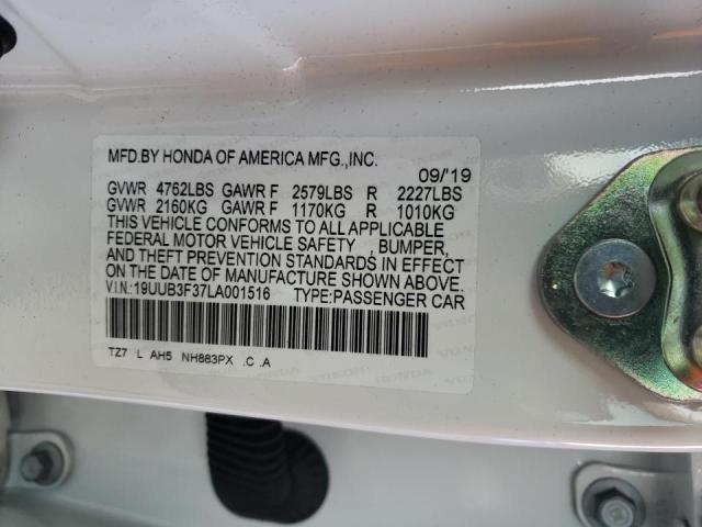 Продажа на аукционе авто 2020 Acura Tlx, vin: 19UUB3F37LA001516, номер лота: 35410482