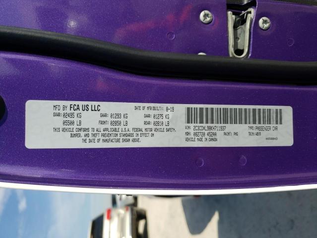 Aukcja sprzedaży 2019 Dodge Charger Sr, vin: 2C3CDXL98KH711937, numer aukcji: 37489392