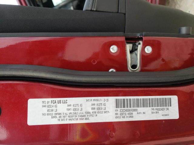 Aukcja sprzedaży 2019 Dodge Charger Sx, vin: 2C3CDXBG6KH598991, numer aukcji: 37126932