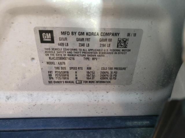 Aukcja sprzedaży 2019 Buick Encore Spo, vin: KL4CJ2SB0KB714216, numer aukcji: 37816432