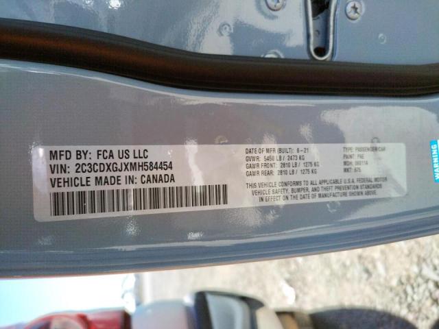 Aukcja sprzedaży 2021 Dodge Charger Sc, vin: 2C3CDXGJXMH584454, numer aukcji: 38259662