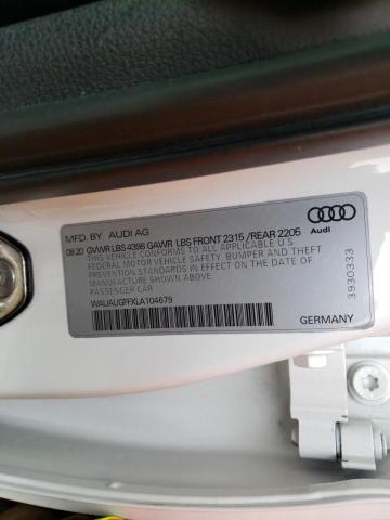 39491082 :رقم المزاد ، WAUAUGFFXLA104679 vin ، 2020 Audi A3 Premium مزاد بيع