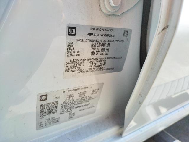 Aukcja sprzedaży 2021 Chevrolet Silverado, vin: 1GC4YMEY9MF276387, numer aukcji: 40771452