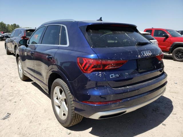 Продажа на аукционе авто 2022 Audi Q3 Premium, vin: WA1AUCF30N1001544, номер лота: 39956162