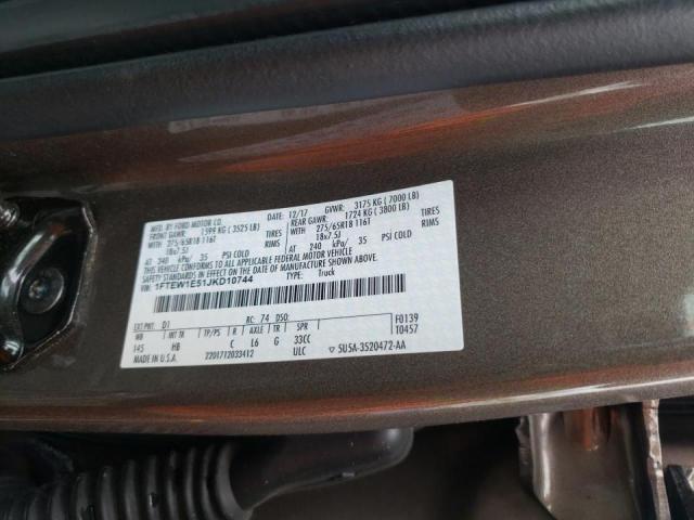 2018 Ford F150 Super მანქანა იყიდება აუქციონზე, vin: 1FTEW1E51JKD10744, აუქციონის ნომერი: 41346752