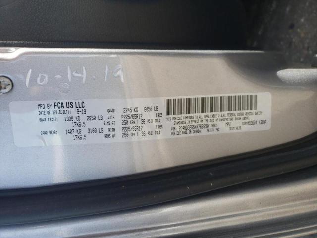 43683602 :رقم المزاد ، 2C4RDGEG5KR768690 vin ، 2019 Dodge Grand Cara مزاد بيع