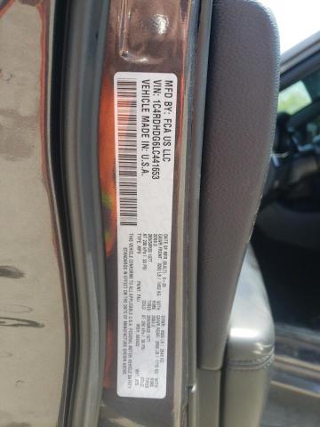 Продаж на аукціоні авто 2020 Dodge Durango Gt, vin: 1C4RDHDG6LC441653, номер лоту: 43808242