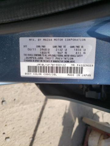 Продаж на аукціоні авто 2011 Mazda 3 I, vin: JM1BL1UF7B1900122, номер лоту: 43286862