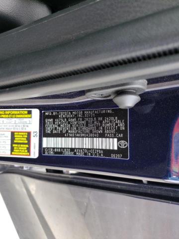 2021 Toyota Camry Xse მანქანა იყიდება აუქციონზე, vin: 4T1K61AK9MU438040, აუქციონის ნომერი: 43882162