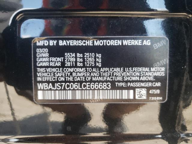 Aukcja sprzedaży 2020 Bmw M550xi, vin: WBAJS7C06LCE66683, numer aukcji: 44666522