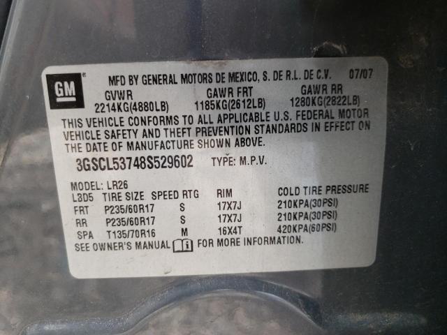 43820342 :رقم المزاد ، 3GSCL53748S529602 vin ، 2008 Saturn Vue Xr مزاد بيع
