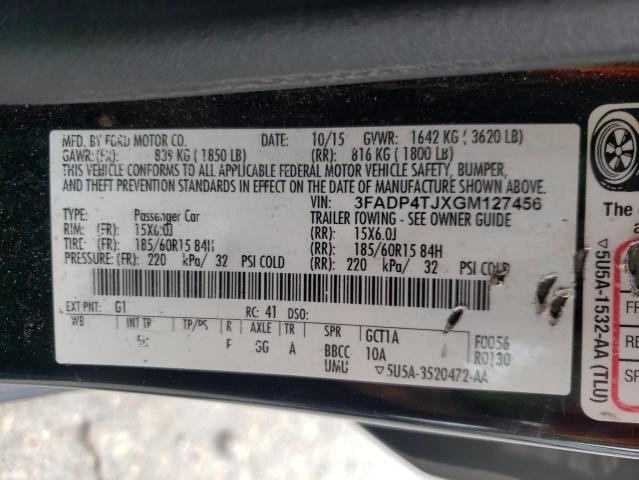 Aukcja sprzedaży 2016 Ford Fiesta S, vin: 3FADP4TJXGM127456, numer aukcji: 44843172