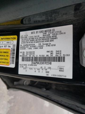 Aukcja sprzedaży 2018 Ford Fusion Tit, vin: 3FA6P0RU2JR192248, numer aukcji: 45045032