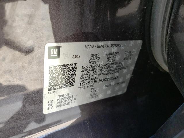 Aukcja sprzedaży 2018 Cadillac Escalade E, vin: 1GYS4JKJ6JR292947, numer aukcji: 45575472