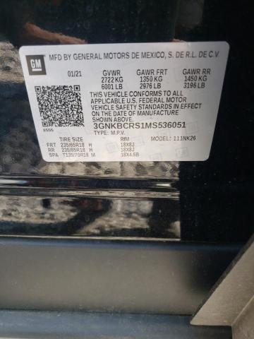 Aukcja sprzedaży 2021 Chevrolet Blazer 2lt, vin: 3GNKBCRS1MS536051, numer aukcji: 44985122
