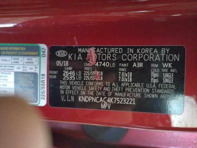 Aukcja sprzedaży 2019 Kia Sportage Ex, vin: KNDPNCAC4K7523221, numer aukcji: 45575972