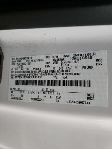 Aukcja sprzedaży 2019 Ford F150 Super, vin: 1FTEX1EP6KFA31430, numer aukcji: 43570992