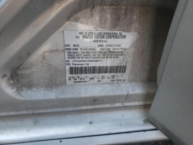 Aukcja sprzedaży 2006 Mazda 6 I, vin: 1YVHP84C765M06011, numer aukcji: 45559382