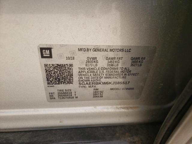 2019 Buick Enclave Es მანქანა იყიდება აუქციონზე, vin: 5GAERBKW6KJ185517, აუქციონის ნომერი: 45654972