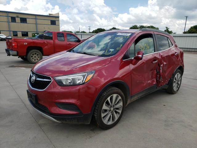 2018 Buick Encore Pre მანქანა იყიდება აუქციონზე, vin: KL4CJESB6JB614590, აუქციონის ნომერი: 47605592
