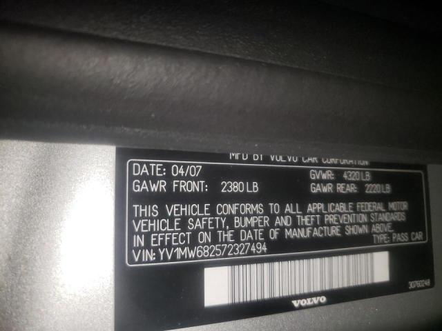 Продажа на аукционе авто 2007 Volvo V50 T5, vin: YV1MW682572327494, номер лота: 47260072