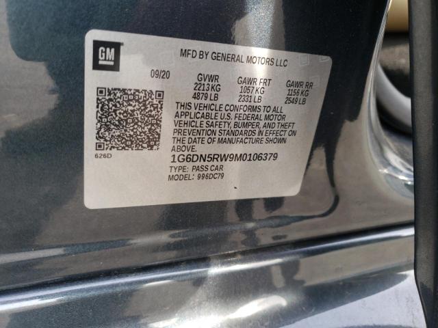 2021 Cadillac Ct5 Premiu მანქანა იყიდება აუქციონზე, vin: 1G6DN5RW9M0106379, აუქციონის ნომერი: 49033622