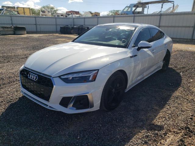 2022 Audi A5 Premium Plus 45 მანქანა იყიდება აუქციონზე, vin: WAUFACF59NA018992, აუქციონის ნომერი: 59602672